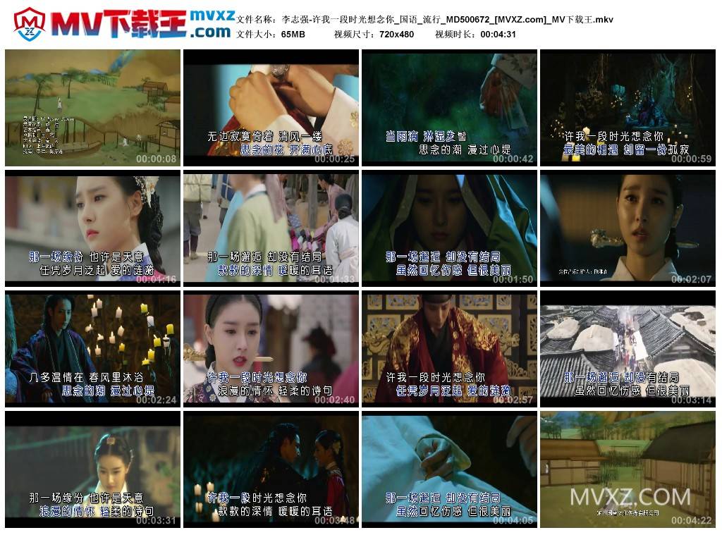 李志强-许我一段时光想念你_国语_流行_MD500672